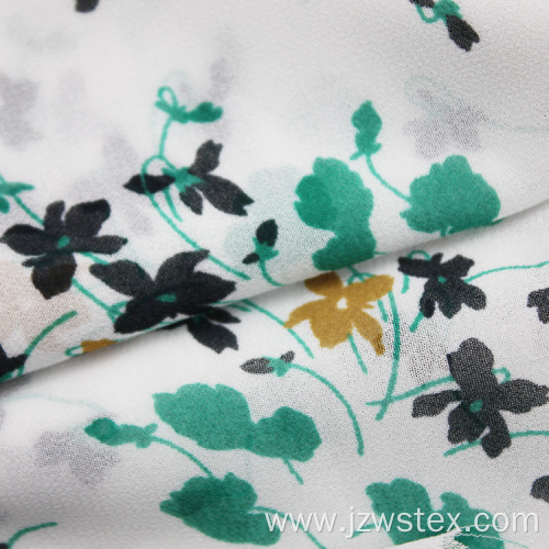 new products floral printed 100% polyester chiffon fabric